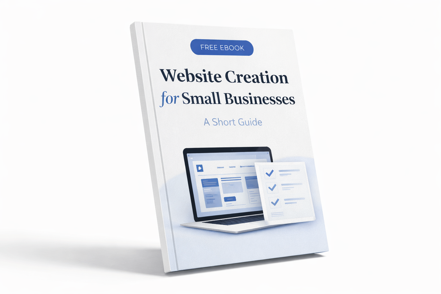 Website Creation for Small Businesses ebook cover